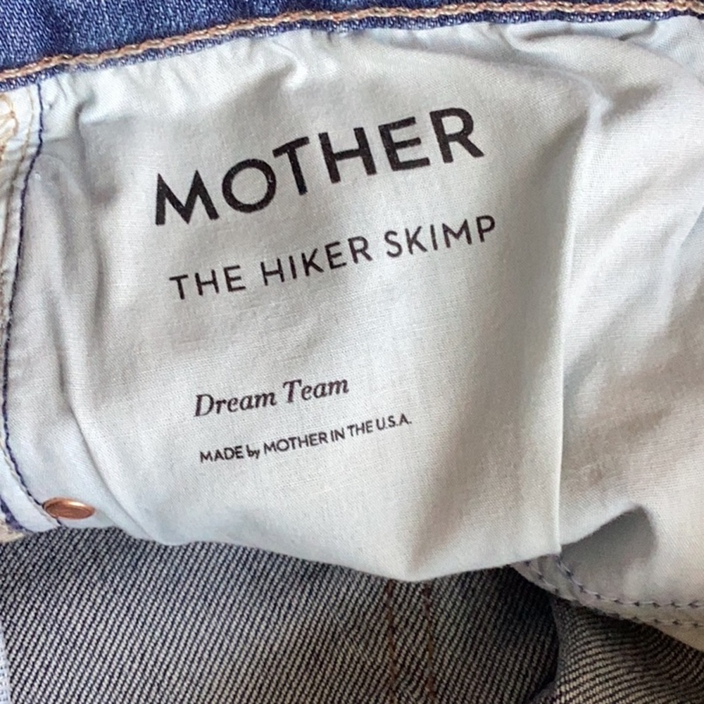Mother The Hiker Skimp jeans Dream Team size 28 - Picture 10 of 13